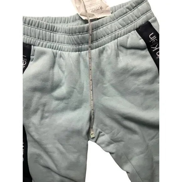 Calvin Klein Women's Fleece Logo Stripe Joggers NWOT SEA LEVEL SIZE XS - Picture 9 of 9